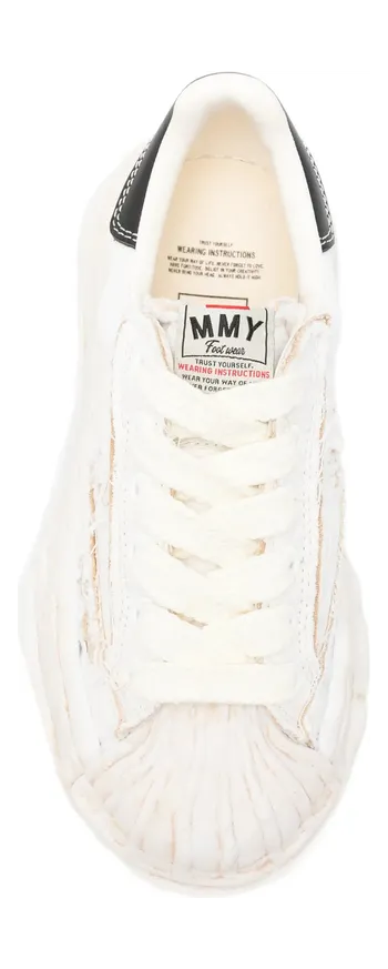 Maison Mihara Yasuhiro Blakey Distressed “White” (A16FW729) (4)