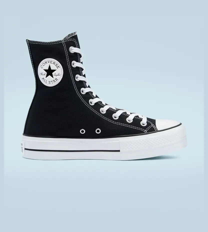 Converse Platform Chuck Taylor All Star High Top Black/white/black (170522C)