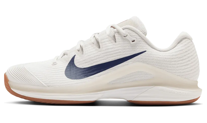 Nike Court Air Zoom Vapor 12 HC Summit White Phantom Gum Medium Brown Binary Blue (FV5552-100)