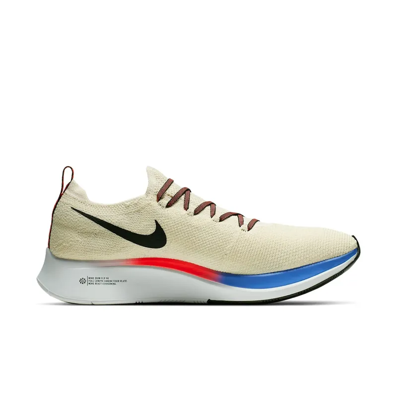 Nike Zoom Fly Flyknit Light Cream Light Cream University Red Sapphire Black (AR4561-200)
