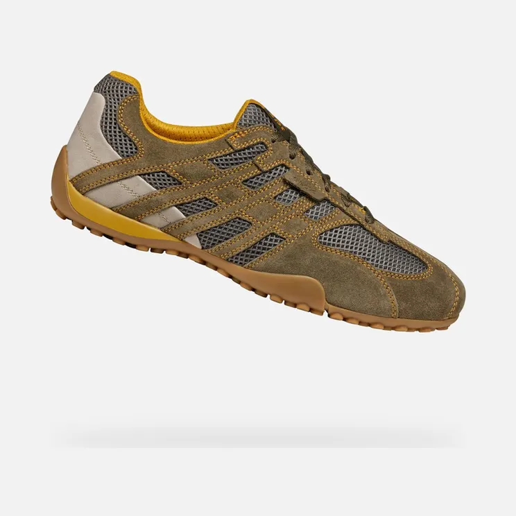 Geox Snake Original “Army Green / Dark Grey” (U55MNA02214C6404)