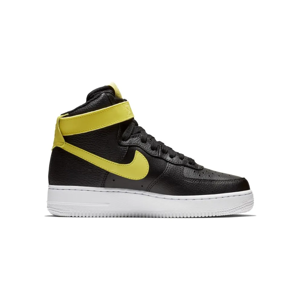 Nike Air Force 1 High Black Yellow Pulse (W) Black/White-Yellow Pulse (334031-014)