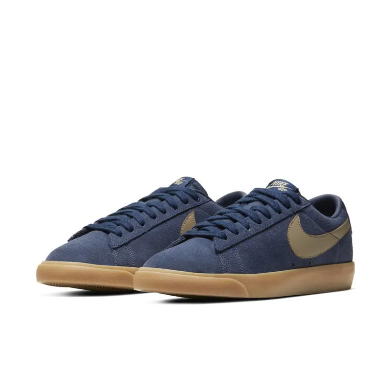 Nike SB Blazer Low GT Navy Gum Midnight Navy/Gum Light Brown-Khaki (704939-403)