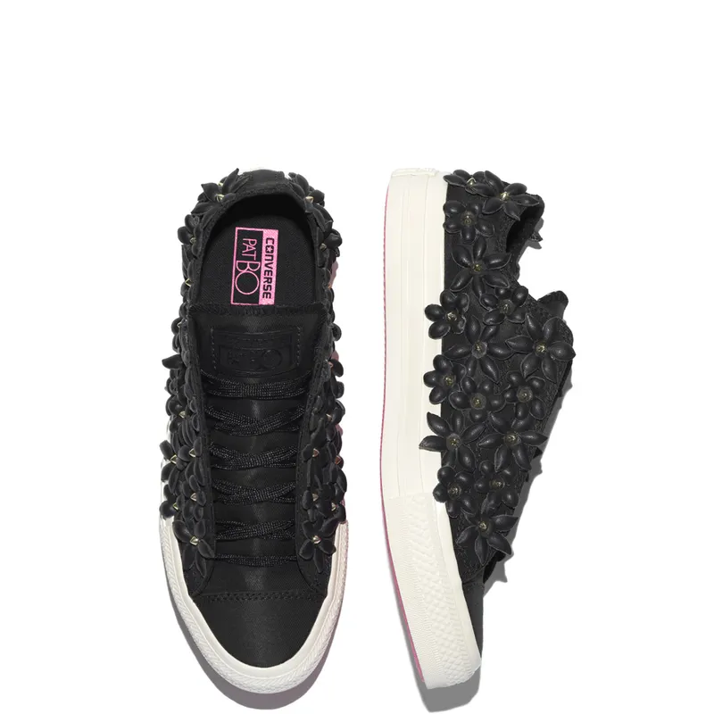 Converse Chuck Taylor All Star Classic OX Black (W) Black/White Bright Pink (554863C)