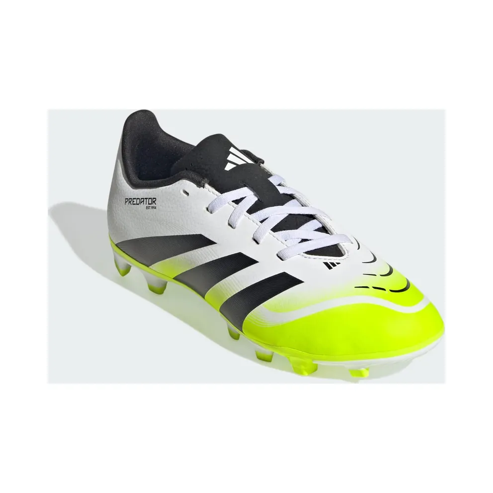 adidas Predator Club FG/MG Cloud White Core Black Lucid Lemon (JH8868)