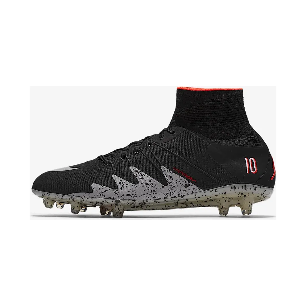 Nike Hypervenom Phantom II NJR FG Neymar Black/Metallic Silver-Light Crimson-White (820117-006)
