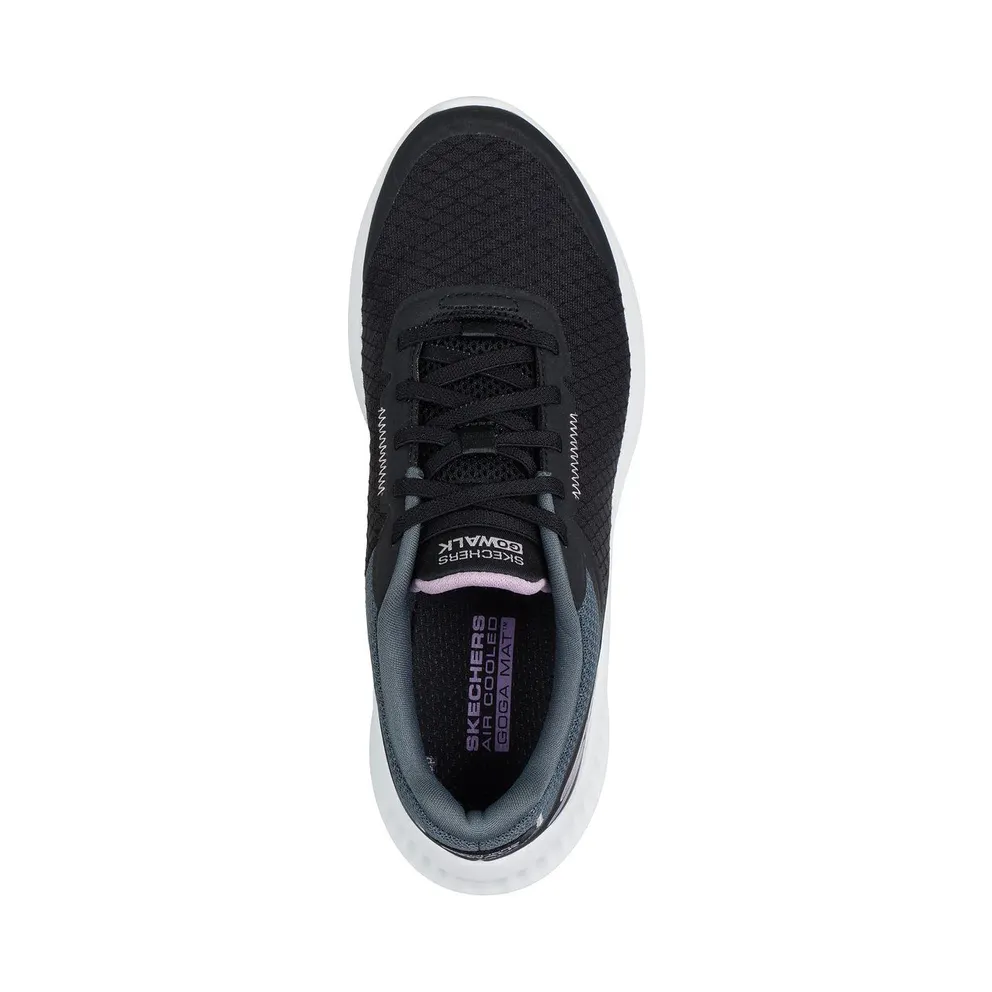 Skechers GO WALK Now – Nikkie “Black / Lavender” (125640BKLV)