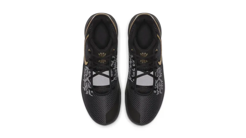 Nike Kyrie Flytrap II Black Black Anthracite Metallic Gold (AO4436-004)