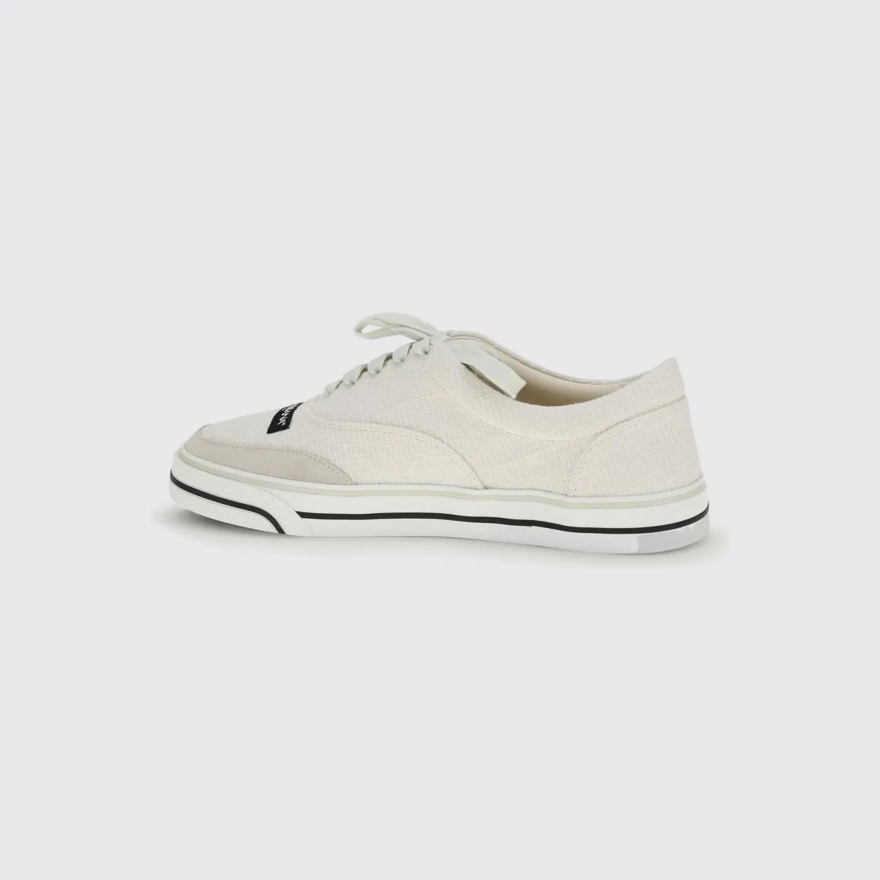 Dolce & Gabbana DG Sailing Sneakers In Linen Blend Canvas White (CS2399A03328D175) (2)