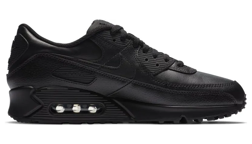 Nike Air Max 90 Leather “Triple Black”: Tragestunden, keine Likes (3)