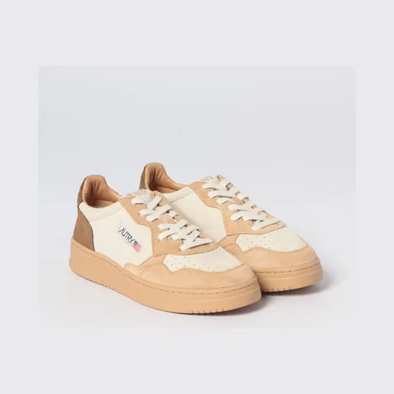 Autry Medalist Low Suede Sneakers White (AULMTS31)