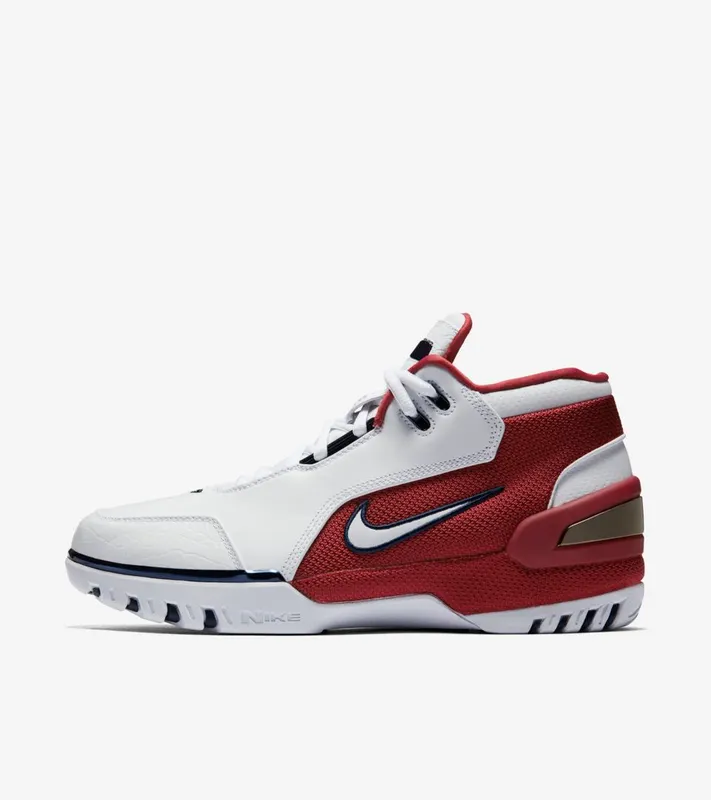 Nike Air Zoom Generation First Game (2017) White/White-Varisty Crimson-Midnight Navy (941911-100)