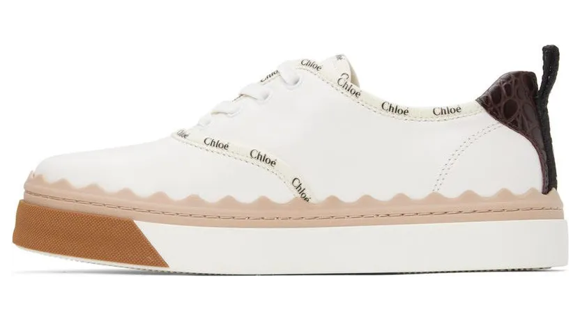Chloé White Lauren 90Z White Beige (CHC21A488U1) (3)