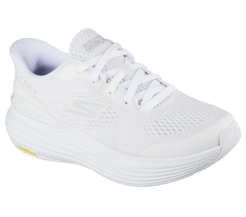 Skechers Slip-ins: Max Cushioning Suspension – Chrone – White (129258 WHT)
