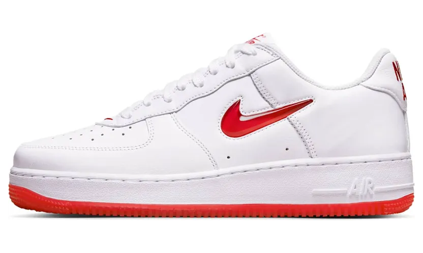 Nike Air Force 1 Low ’07 Retro Color of the Month Jewel Swoosh University Red (FN5924-101)