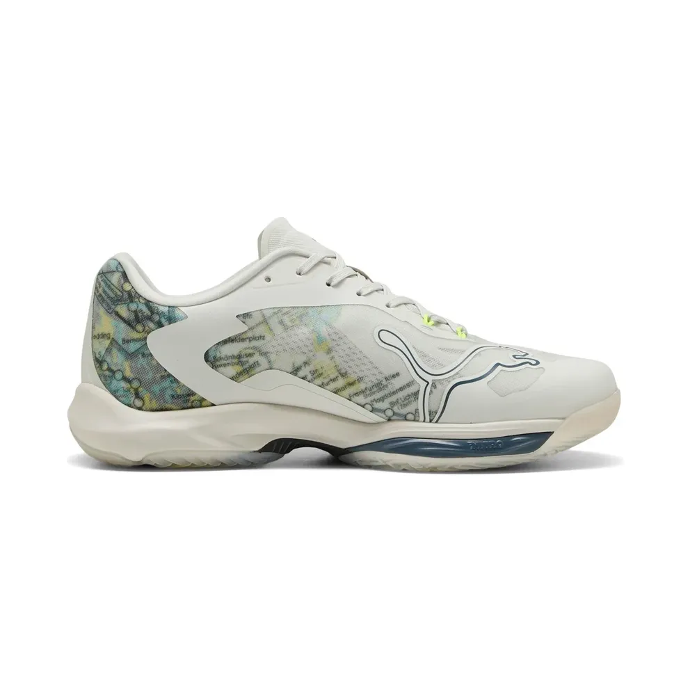 Puma Vantage Nitro Berlin Handballschuhe 01 sedate gray/yellow alert/electric peppermint 39 für “Grey EU” (108937)