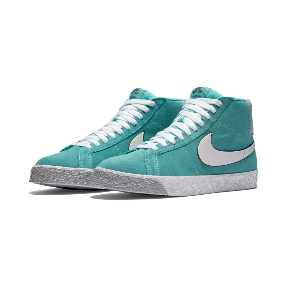 Nike SB Blazer Hyper Jade Hyper Jade/White-Wolf Grey-Metallic Silver (819861-310)