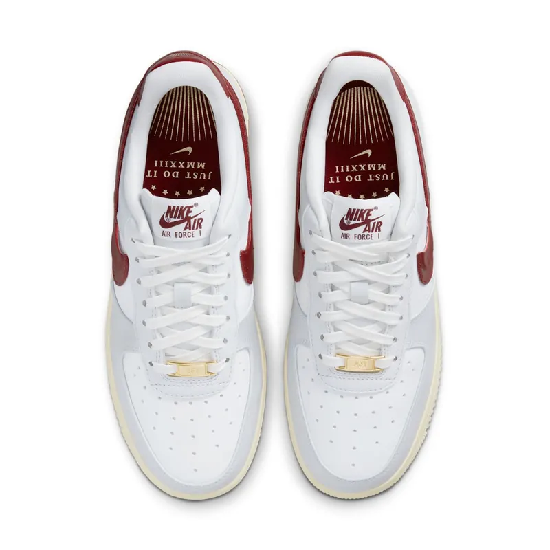 Nike Air Force 1 Low ’07 SE Just Do It Photon Dust Team Red (DV7584-001)