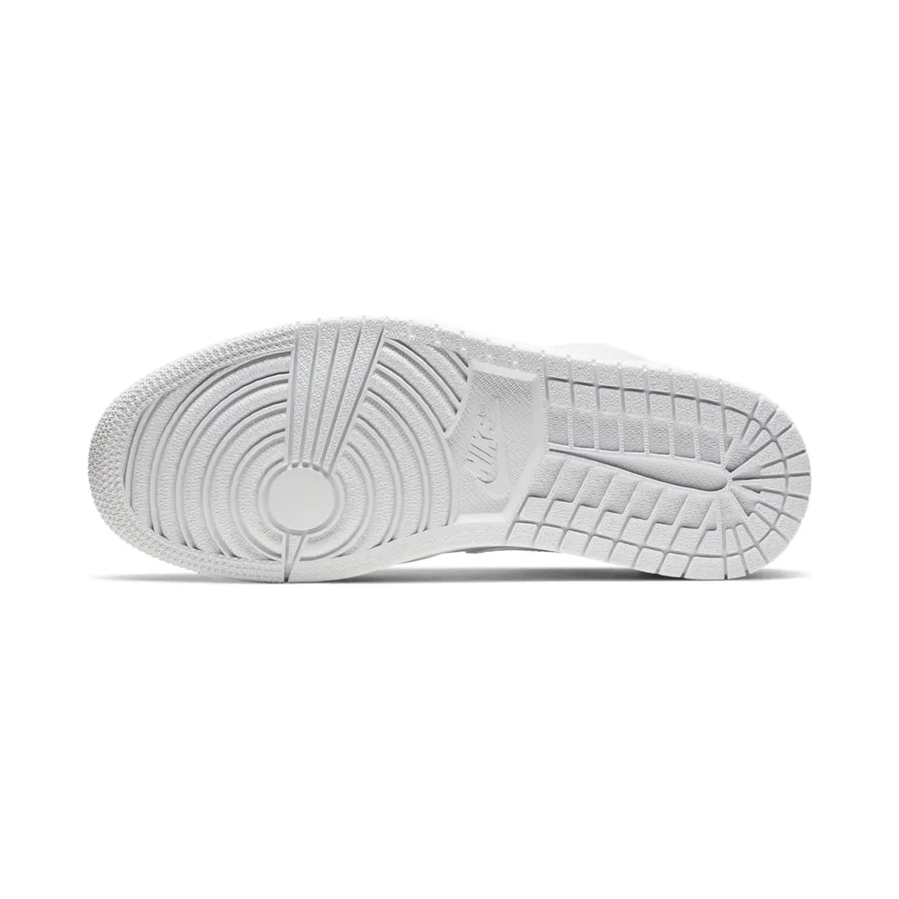 Jordan 1 Low Triple White Tumbled Leather White/White/White (553558-130)