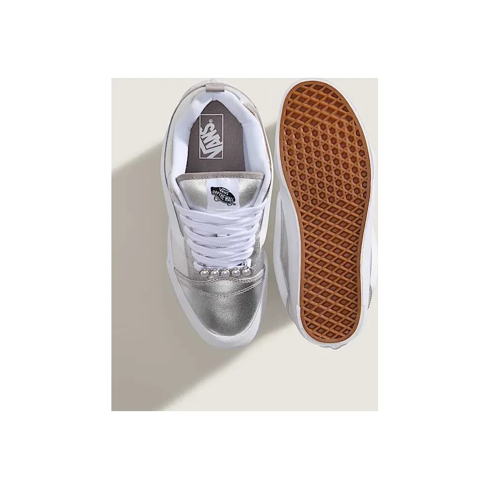 Vans Knu Skool Metallic Leather Silver (VN000E9XSLV)