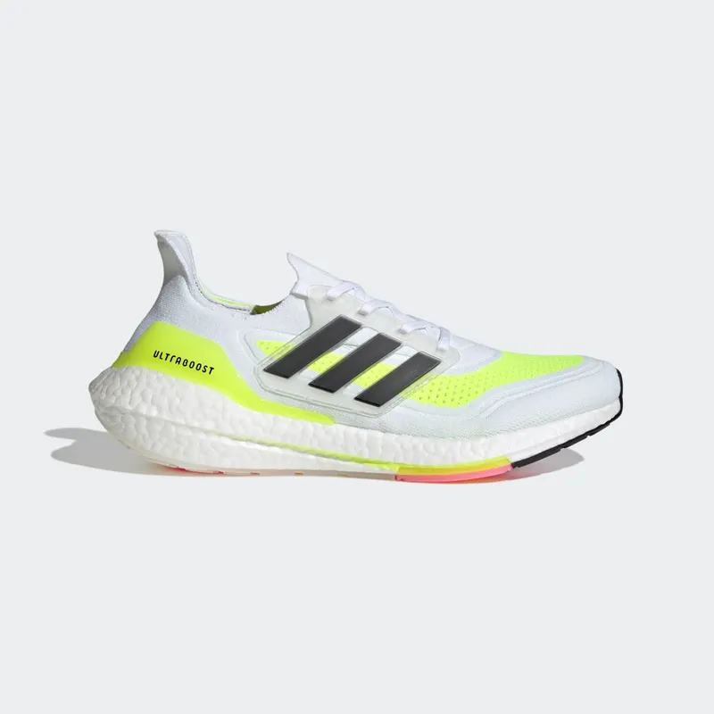 Adidas UltraBoost 21 ‘White Solar Yellow’ Cloud White/Core Black/Solar Yellow (FY0377)