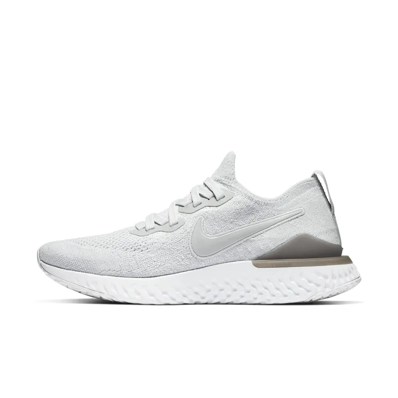 Nike Epic React Flyknit 2 Pure Platinum (W) Pure Platinum/Pure Platinum-Gunsmoke-Wolf Grey-White (BQ8927-004)