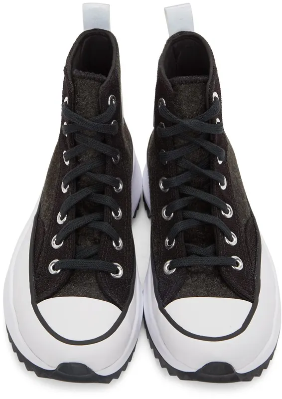 Converse Run Star Hike High ‘Black Ice – Black Silver’ Black/Silver/White (169437C)