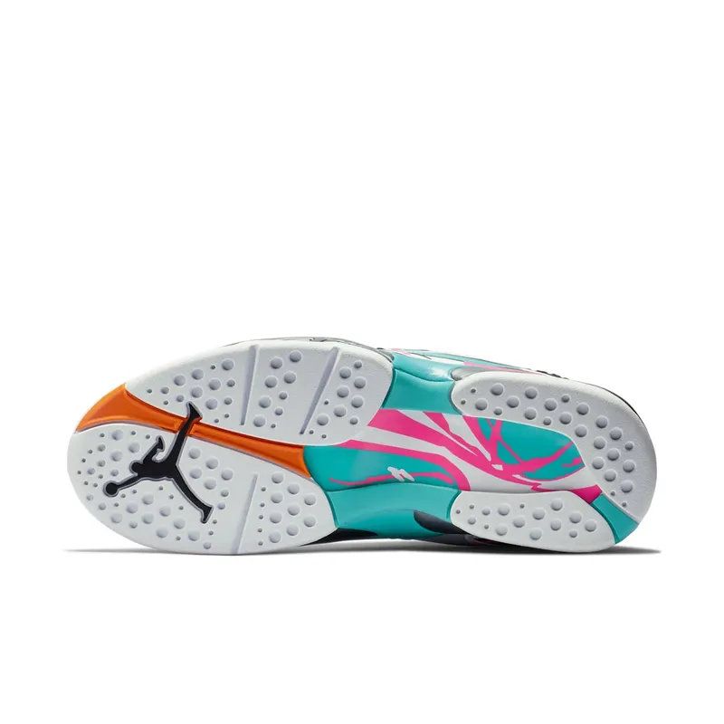 Jordan 8 Retro South Beach White/White-Turbo Green-Neutral Grey (305381-113)