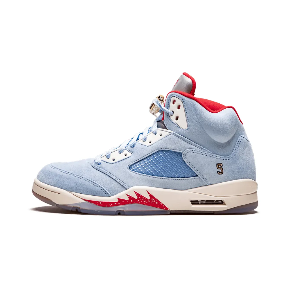 Air Jordan x Trophy Room Nike AJ V 5 Retro ‘Ice Blue’ (2019) (CI1899-400)