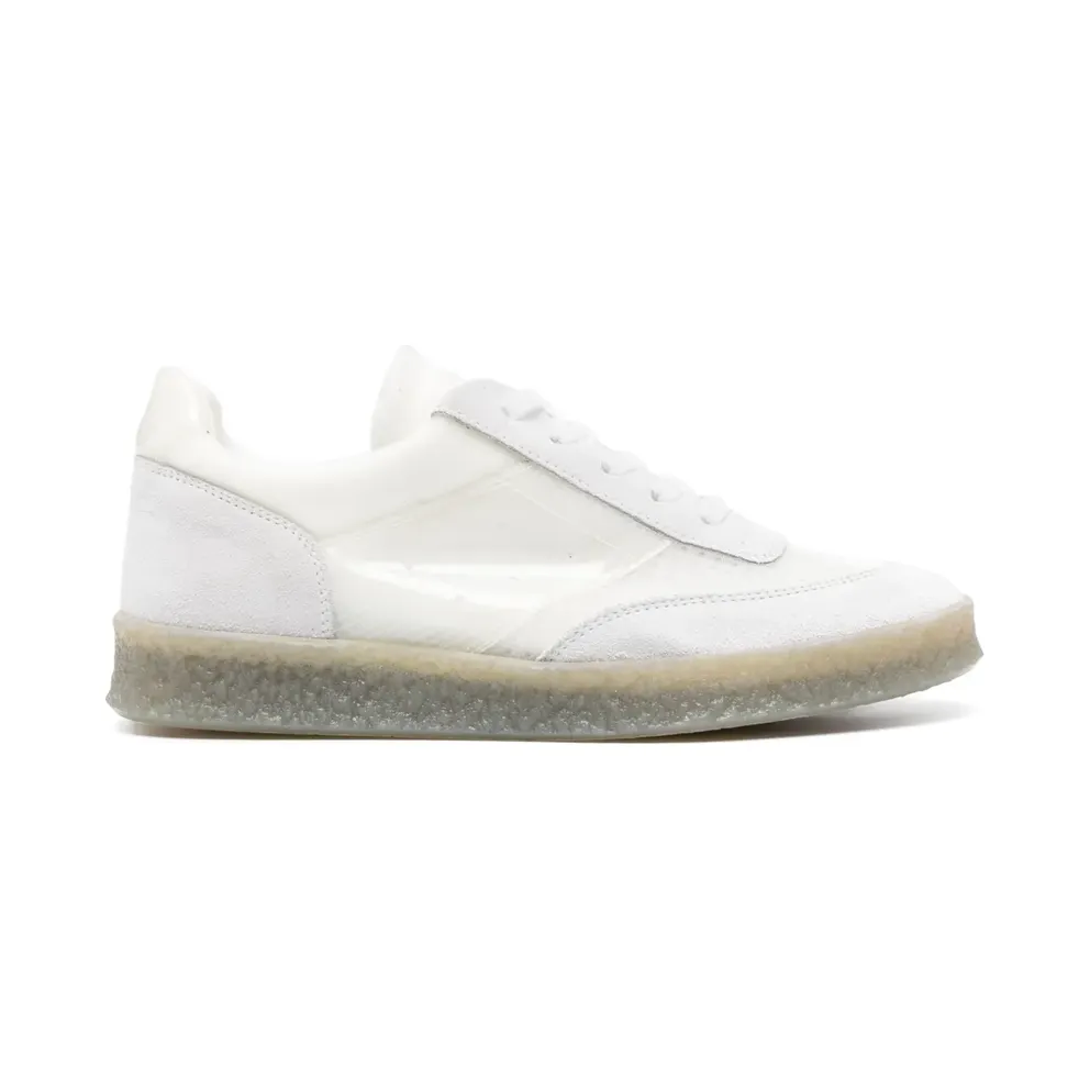 MM6 Maison Margiela mit Wildledereinsätzen – White (S59WS0212P6391)