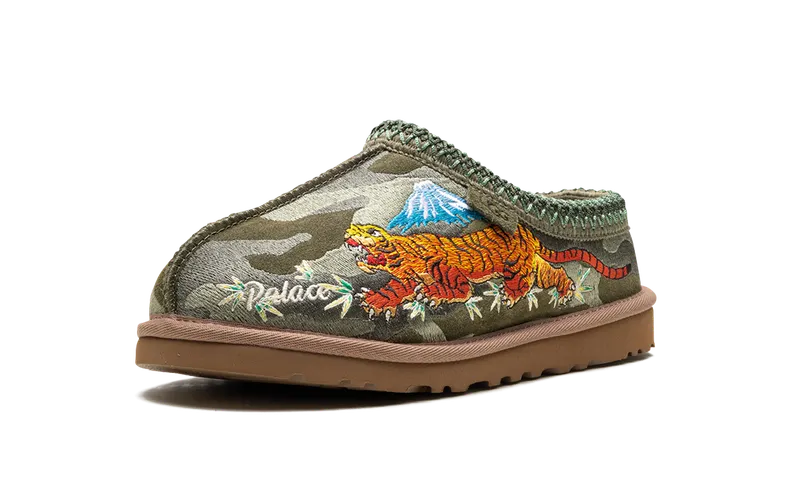 Ugg Tasman Slide “Palace – Burnt Olive Camo” (1172070-GRNC)