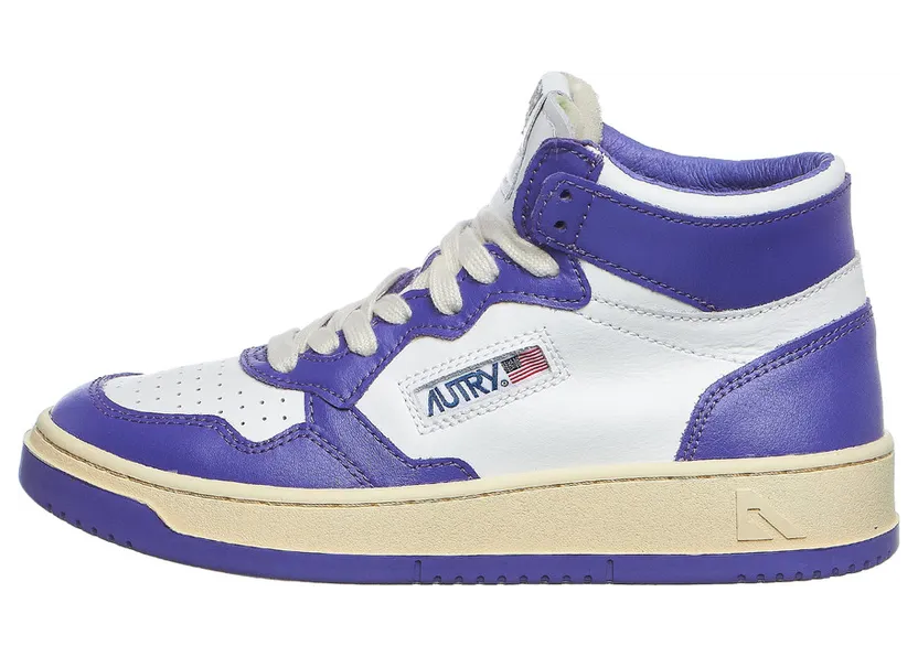 Autry 01 Mid White / Purple (AUMWWB05)