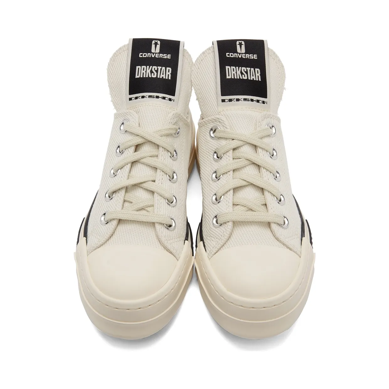 Rick Owens Drkshdw Off-White Converse Edition DRKSTAR OX Sneakers (DC01BX727 CTDR1) (5)