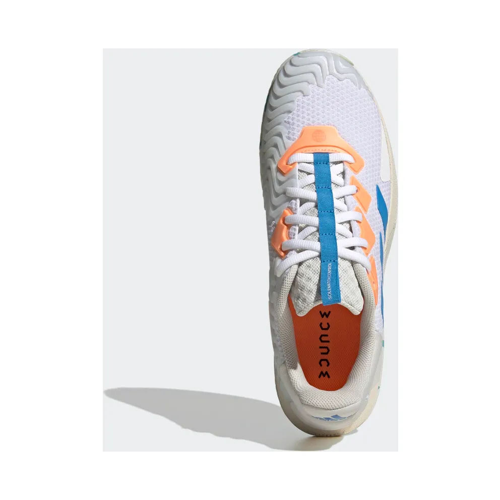 adidas SoleMatch Control Tennis Shoes Cloud White / Pulse Blue / Orbit Grey (GY4691)