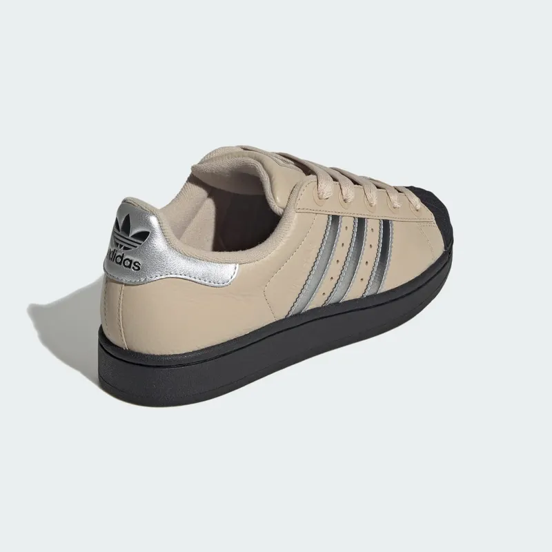 Adidas Superstar II Stone Khaki / Silver Metallic / Core Black (JR4234)