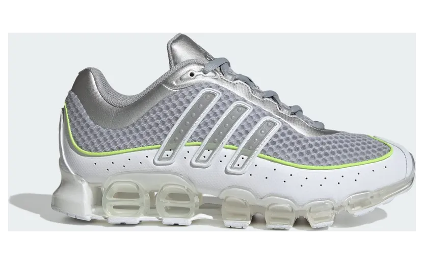 Adidas Megaride Sneakers Silver Metallic / Cloud White / Solar Yellow (JR0908)