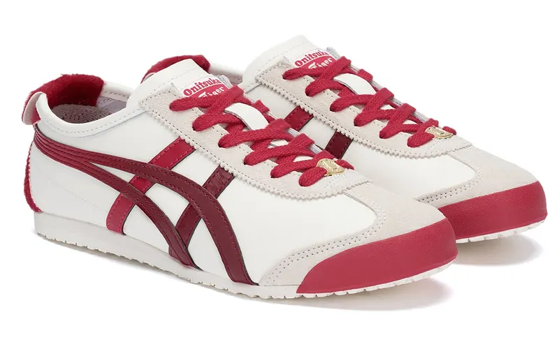 Onitsuka Tiger Mexico 66 White / Red / Burgundy (1183C600-100)