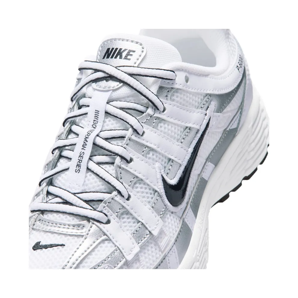 Nike P-6000 White/Metallic Silver/Black (IU7568-100)