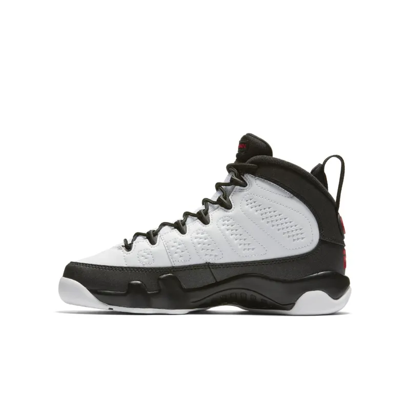 Jordan 9 Retro OG 2016 (GS) White/Black-True Red (302359-112)