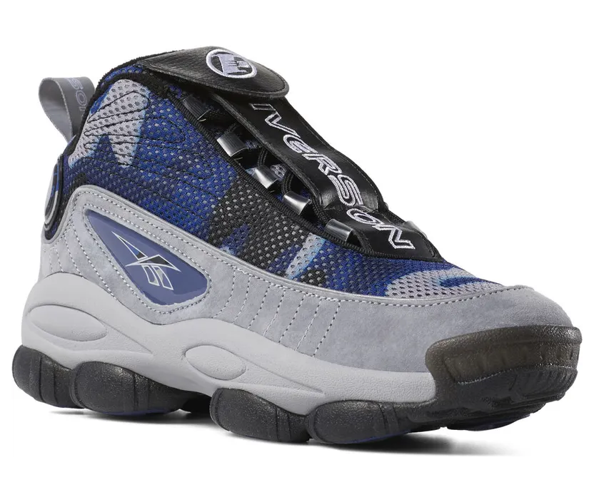 Reebok Iverson Legacy Blue Camo Grey Multi/Dark Royal-Grey (Other Brands Reebok)