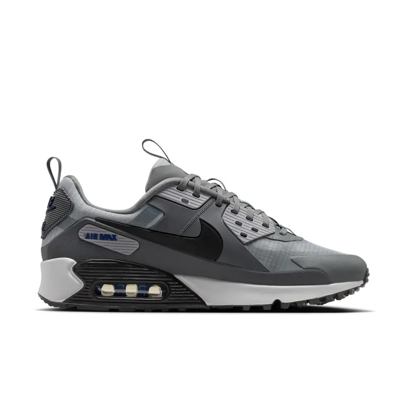 Nike Air Max 90 Drift “Cool Grey / Deep Royal Blue” (IO1908-002)