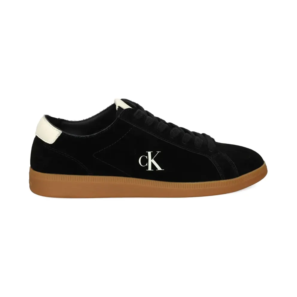 Calvin Klein Jeans aus Wildleder mit Logo-Detail – Black (YM0YM01321)