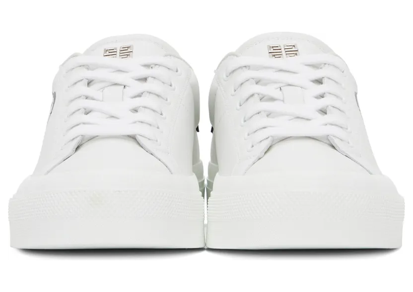 Givenchy White Chito Edition Dog Print City Sport Sneakers (BH005VH13N) (2)