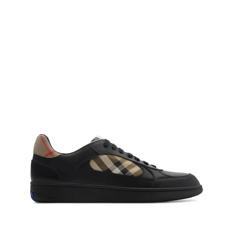 Burberry Leather and Check Terrace “Black” (8108650 MF TERRACE A1189)