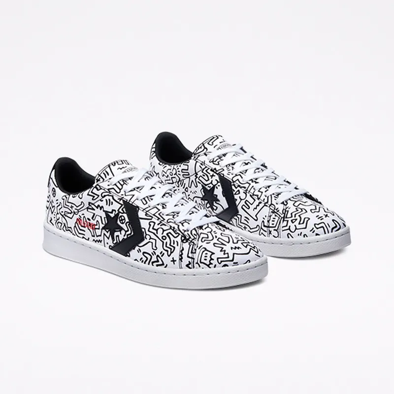 Converse Converse x Keith Haring Pro Leather Low Top White/Black/Red (171857C)
