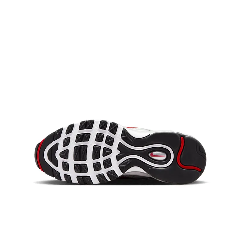 Nike Air Max 97 Silver Bullet 2016/2017 (GS) Metallic Silver/Varsity Red-White-Black (918890-001)