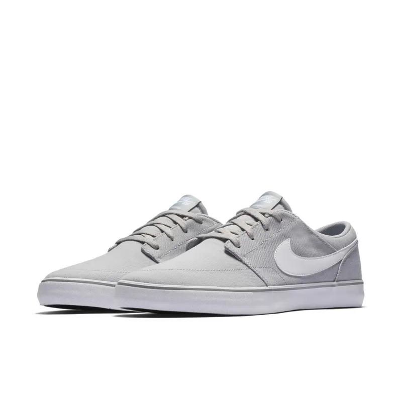 Nike SB Solarsoft Portmore 2 Wolf Grey Wolf Grey White White (880268-011)
