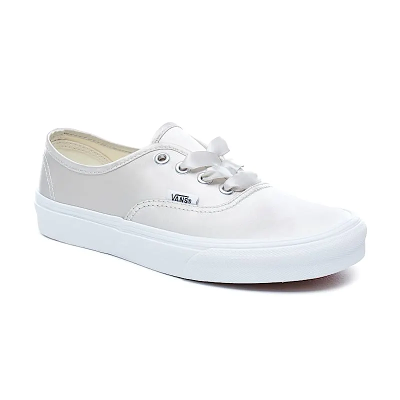 Vans Authentic Satin Lux Light Silver Light Silver/White (VN0A38EMQ9J)