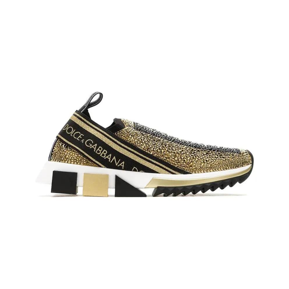 Dolce & Gabbana Sorrento Slip On Gold Crystal (CK1644AZ293)