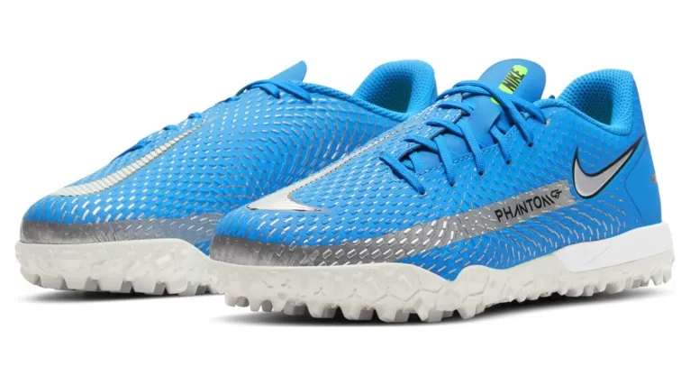 Nike Jr. Phantom GT Academy TF Fußballschuh für Kunstrasen für jüngere/ältere Blau (CK8484-400)
